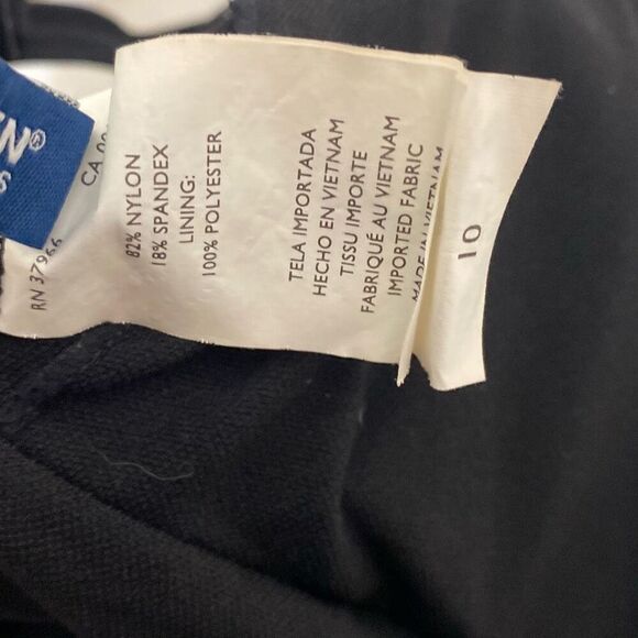 Jantzen Classics Women's Black Crisscross Front Padded One-Piece Swimsuit Sz 10 - Picture 9 of 9